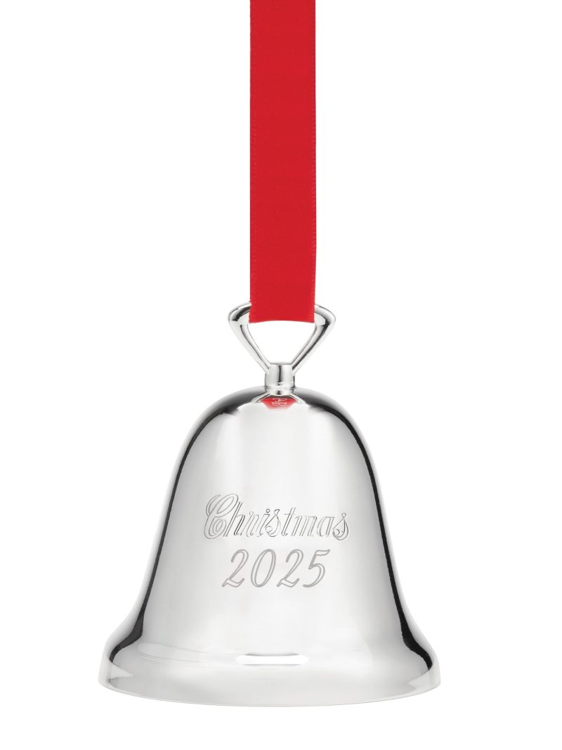 2025 Annual Christmas Bell Silverplate Ornament